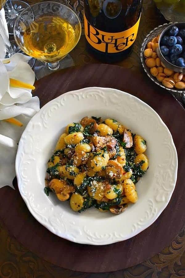 MUSHROOM SPINACH GNOCCHI