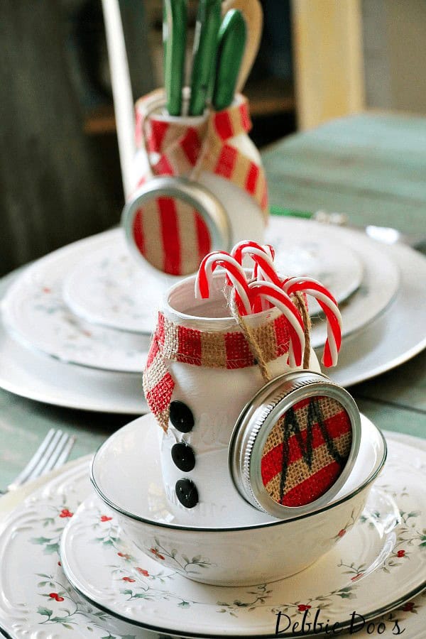 Snowman Mason Jar Gift