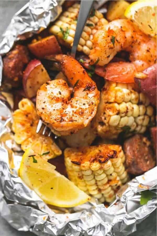 Shrimp Boil Foil Packs