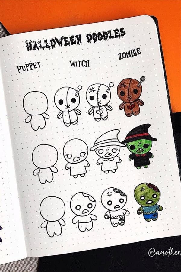 Zombie Bujo Doodles