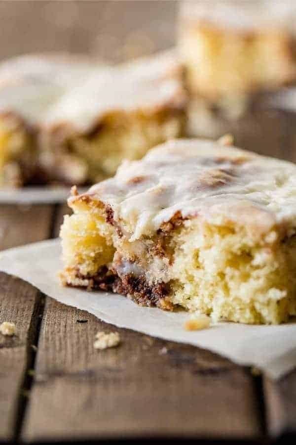 Cinnamon Roll Sheet Cake