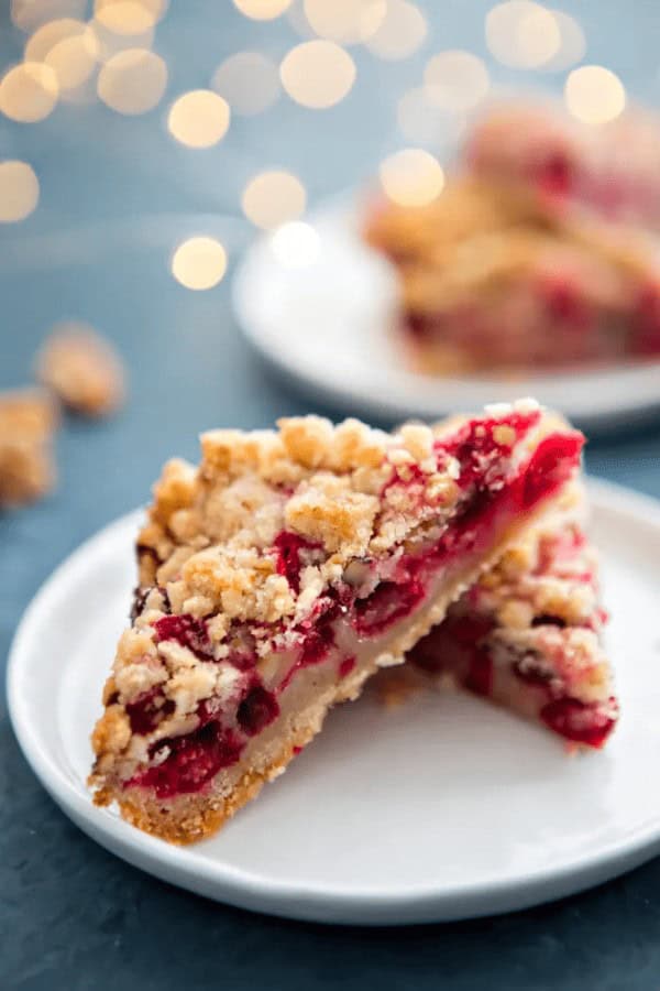 Walnut Cranberry Bars