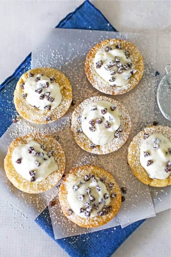 Cannoli Sugar Cookie Cup Recipe