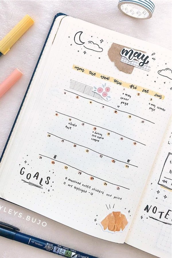 May Monthly Spread