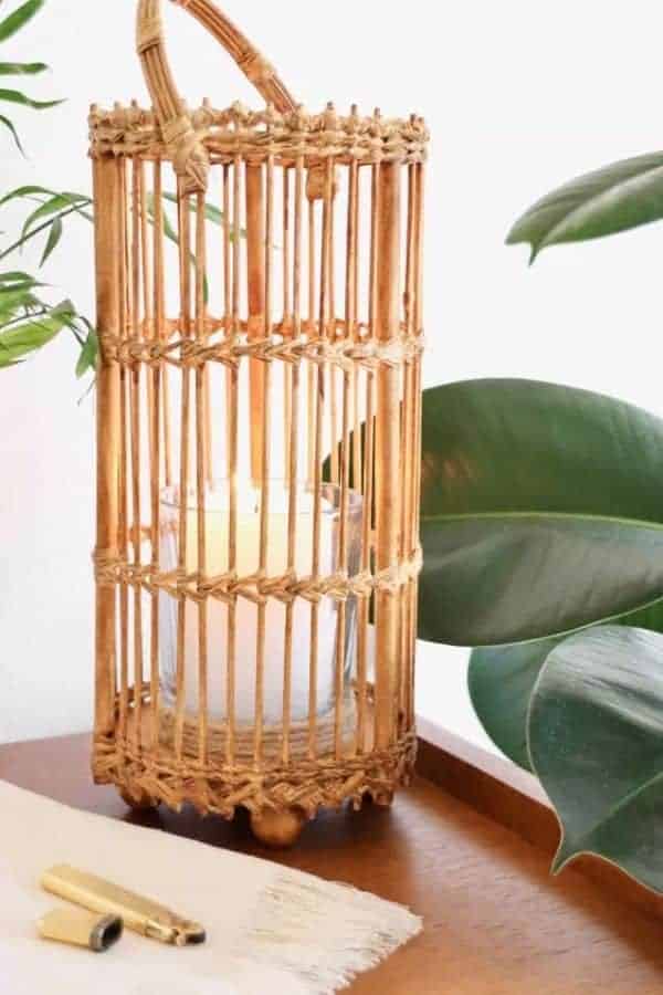 BAMBOO CANDLE LANTERN