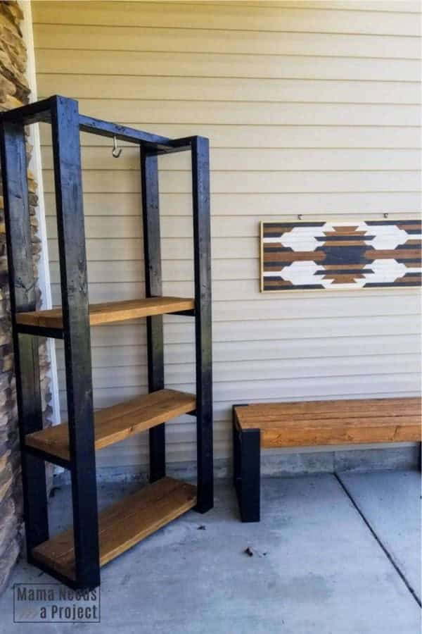 DIY Outdoor Plant Shelving