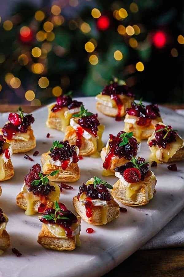 CRANBERRY CAMEMBERT PUFFS