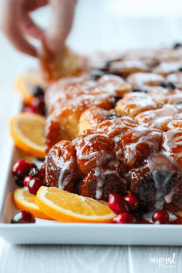 Cranberry Orange Monkey Bread