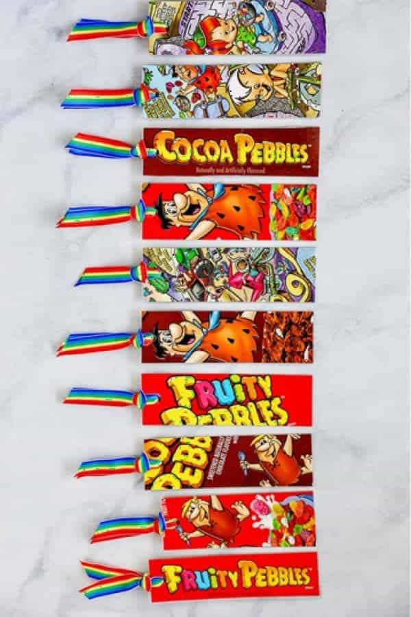 DIY Bookmarks Cereal Box Craft