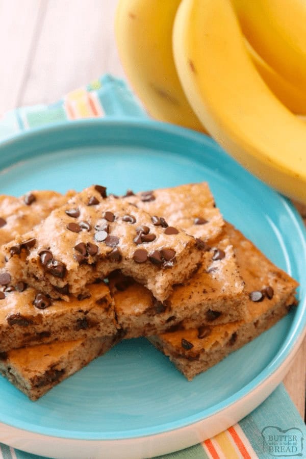 Chocolate Chip Banana Bars