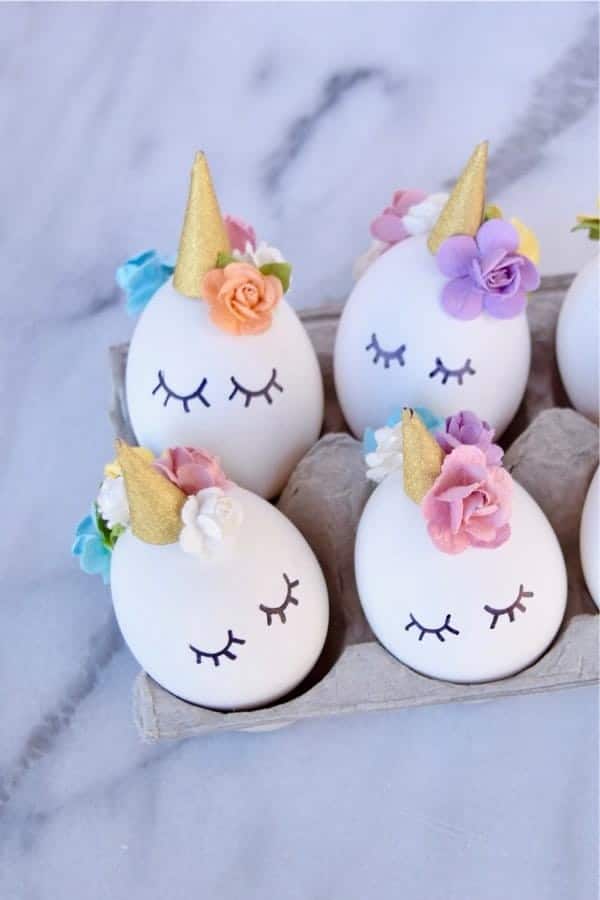 DIY Unicorn Easter Eggs Tutorial