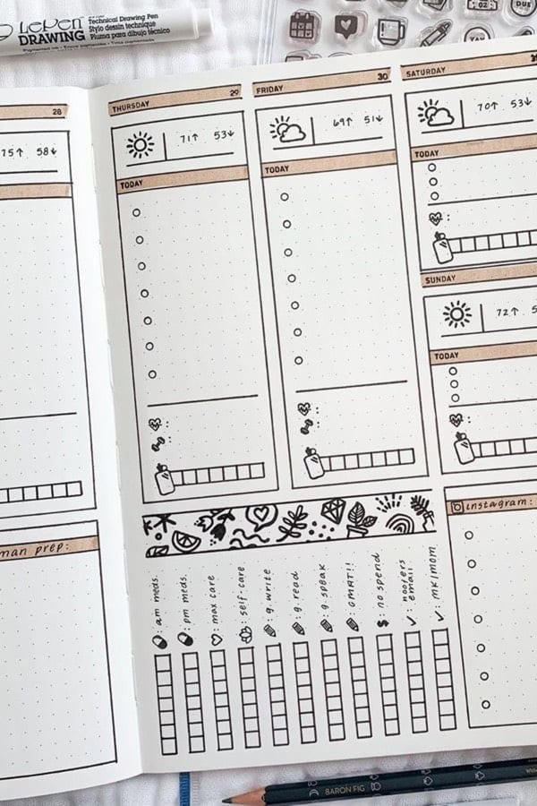 Planner Layout For September