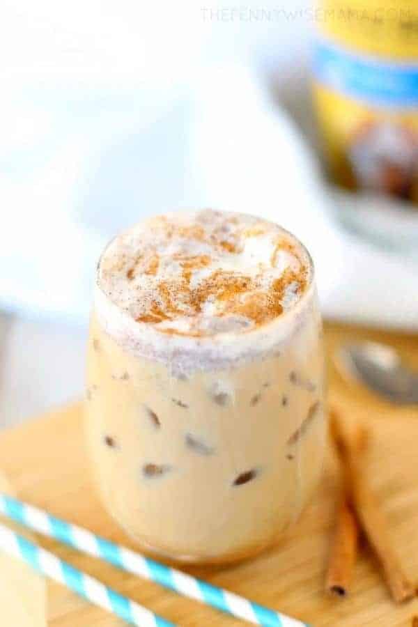 CINNAMON VANILLA ICED LATTE