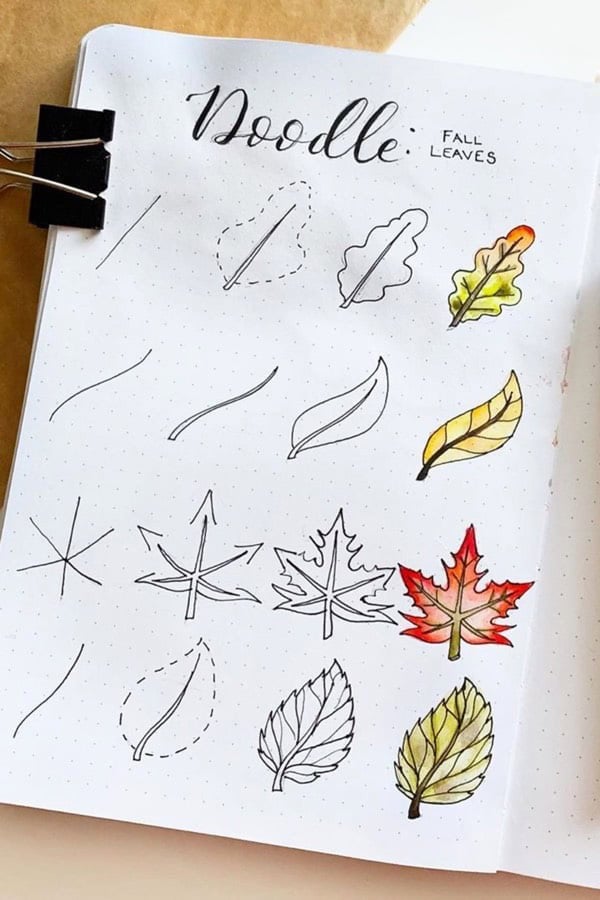 Detailed Fall Leaf Tutorial