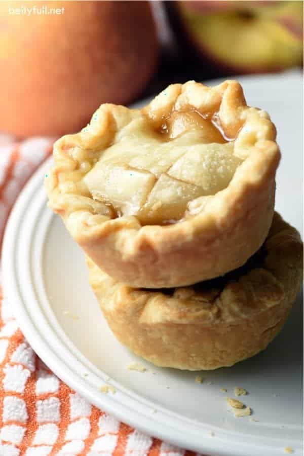 Easy Single Serving Peach Pies