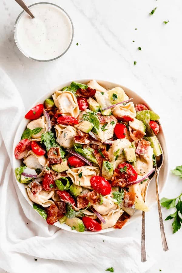 BLT Tortellini Pasta Salad