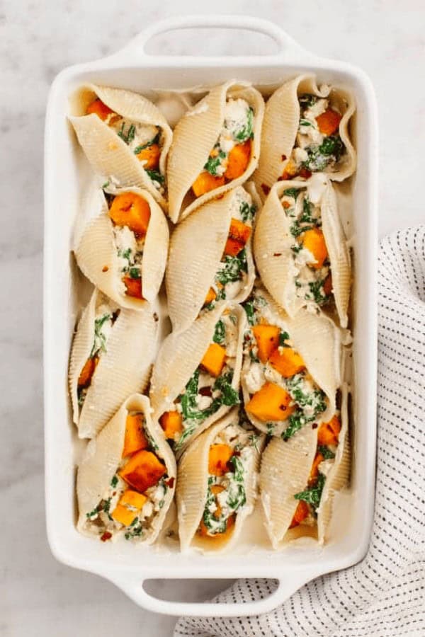 Butternut Squash Stuffed Shells