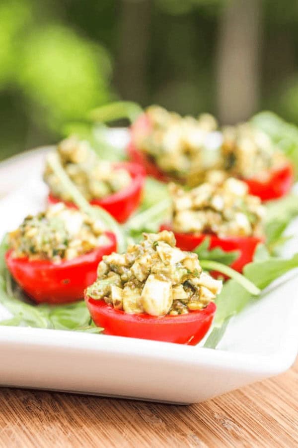 Pesto Tomato Gluten-Free Dairy-Free Appetizer