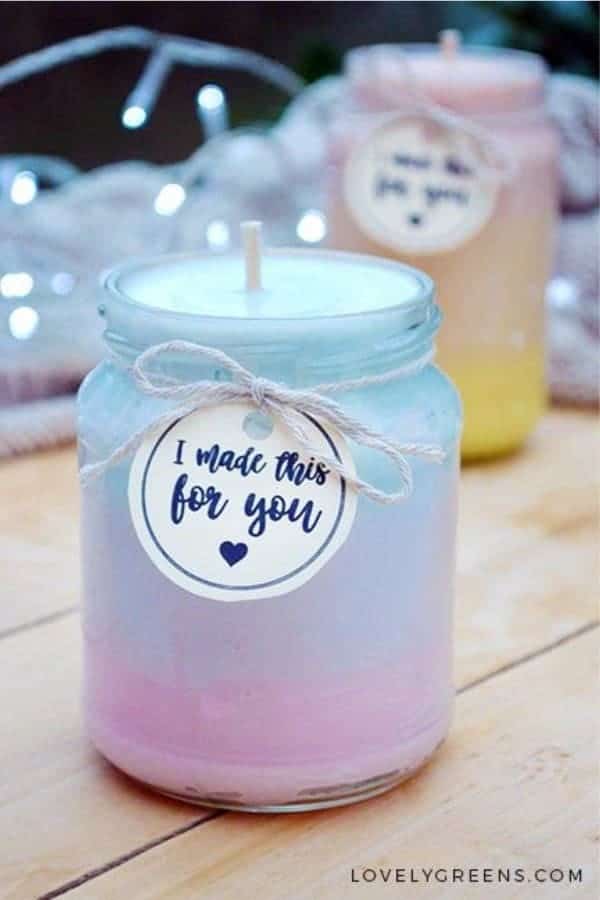 Natural Ombre Candles Recipe