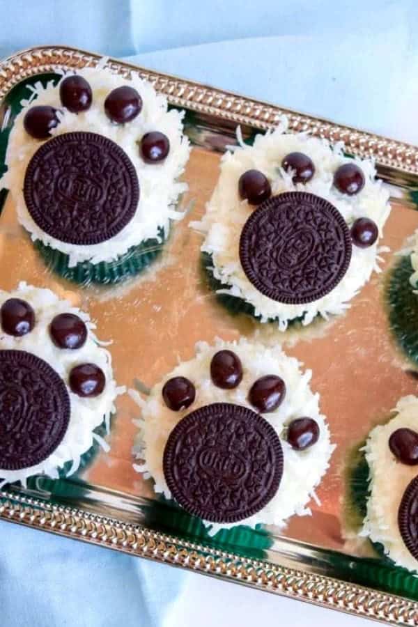 Polar Bear Paw Cupcakes Recipe