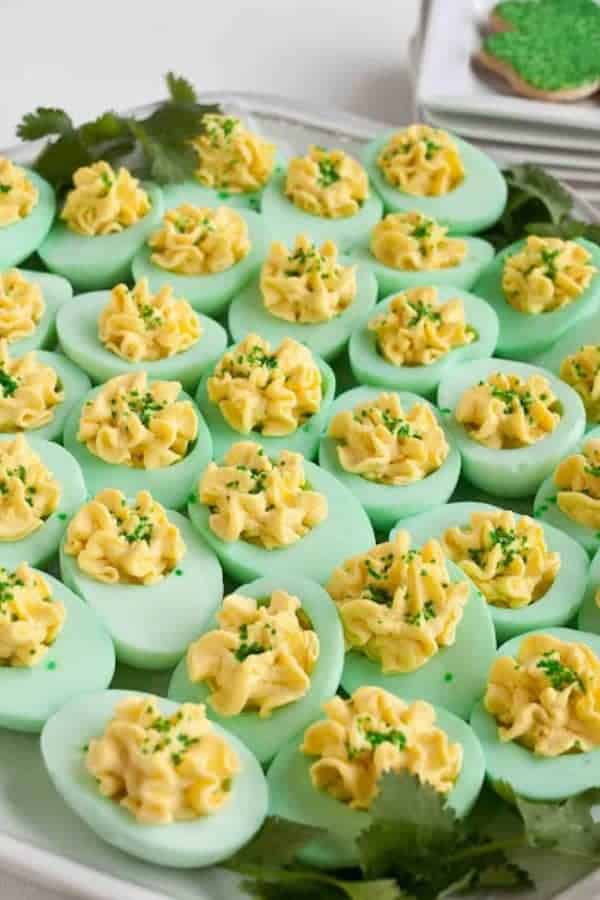 ST. PATRICK’S DAY DEVILED EGGS