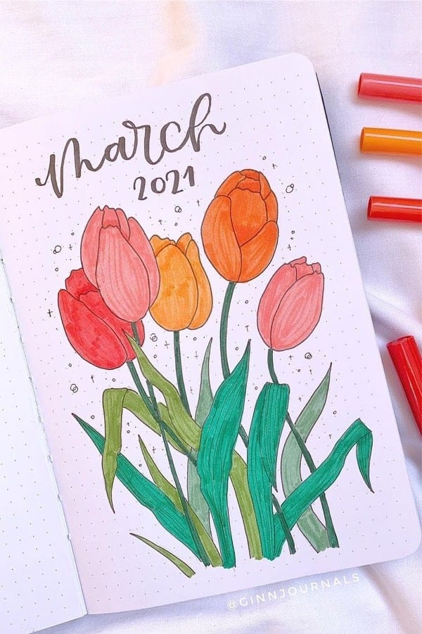 Tulip Monthly Cover Page