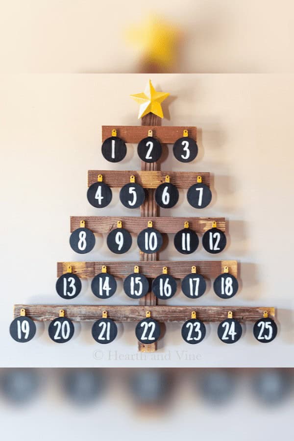 Wooden Advent Calendar