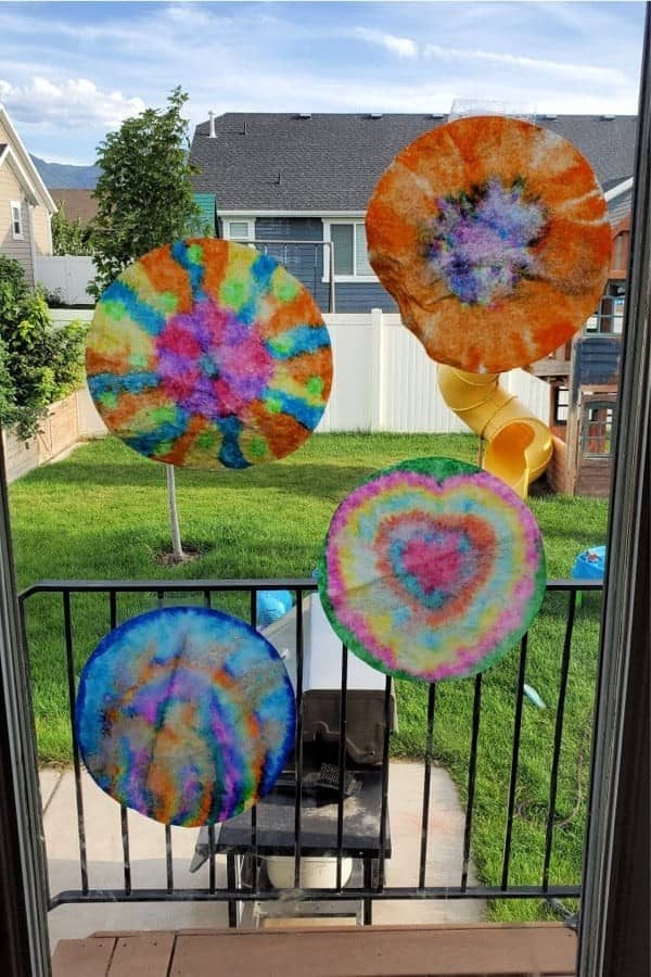 Easy Tie Dye Coffee Filter Craft