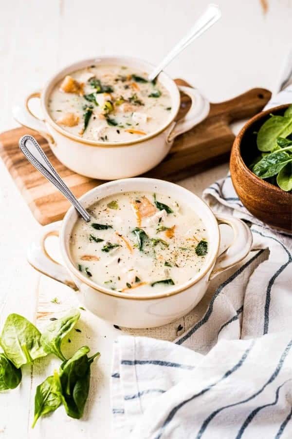 CREAMY CHICKEN GNOCCHI SOUP (WHOLE30 OPTION)