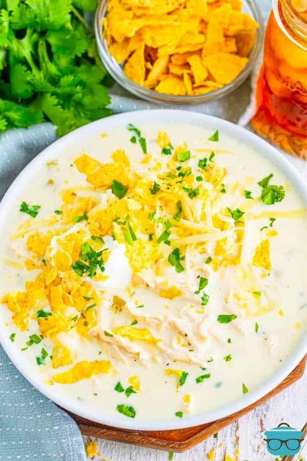 WHITE CHICKEN ENCHILADA SOUP