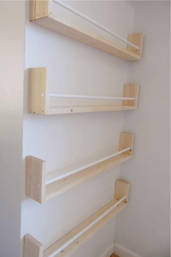 Nursery Bookshelf Natural Pine