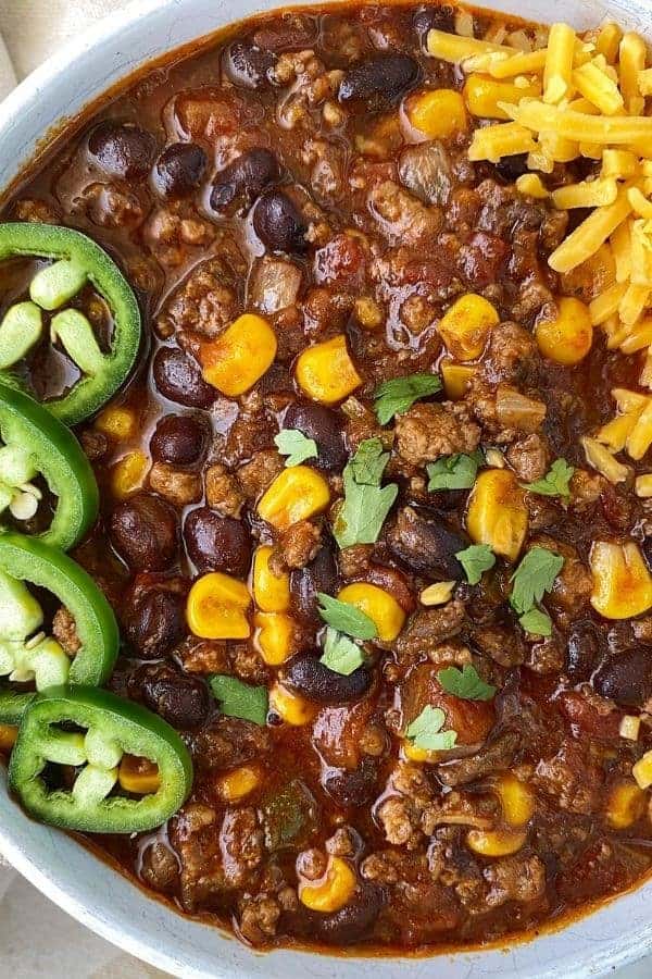 SPICY CHORIZO CHILI