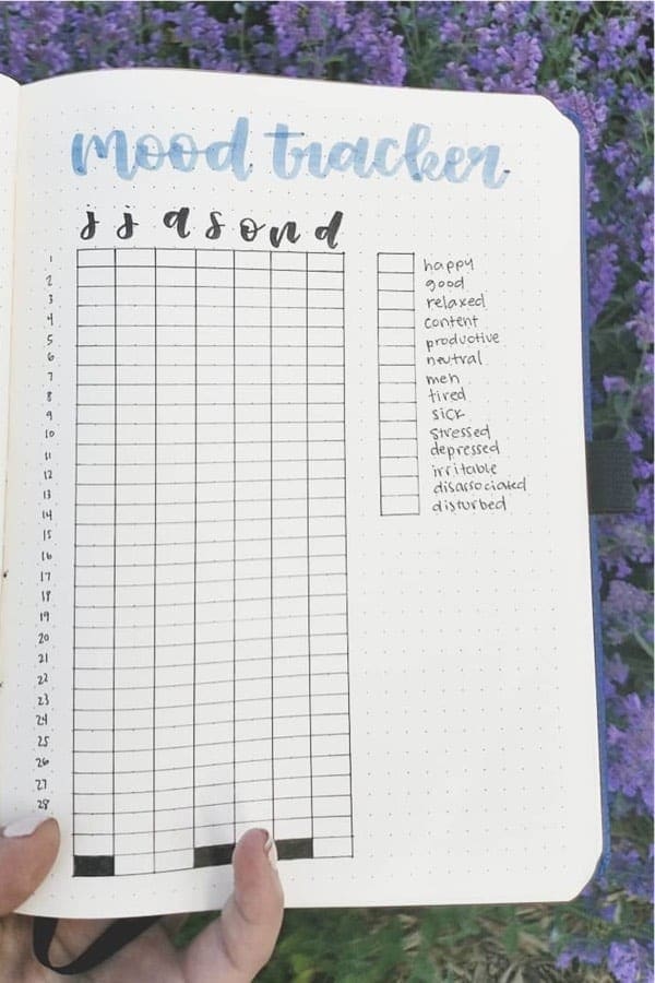 Summer & Fall Mood Tracker