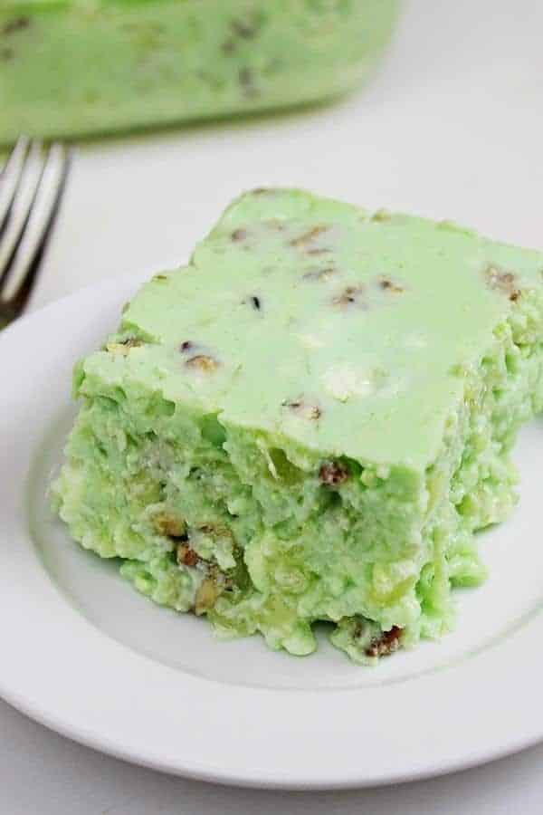 LIME GREEN JELLO SALAD