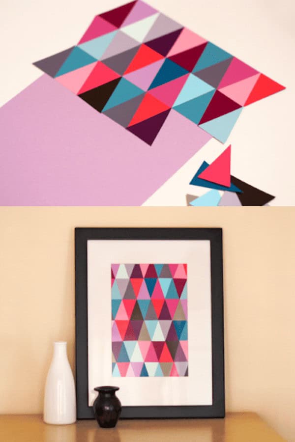 Triangle Mosaic Wall Art