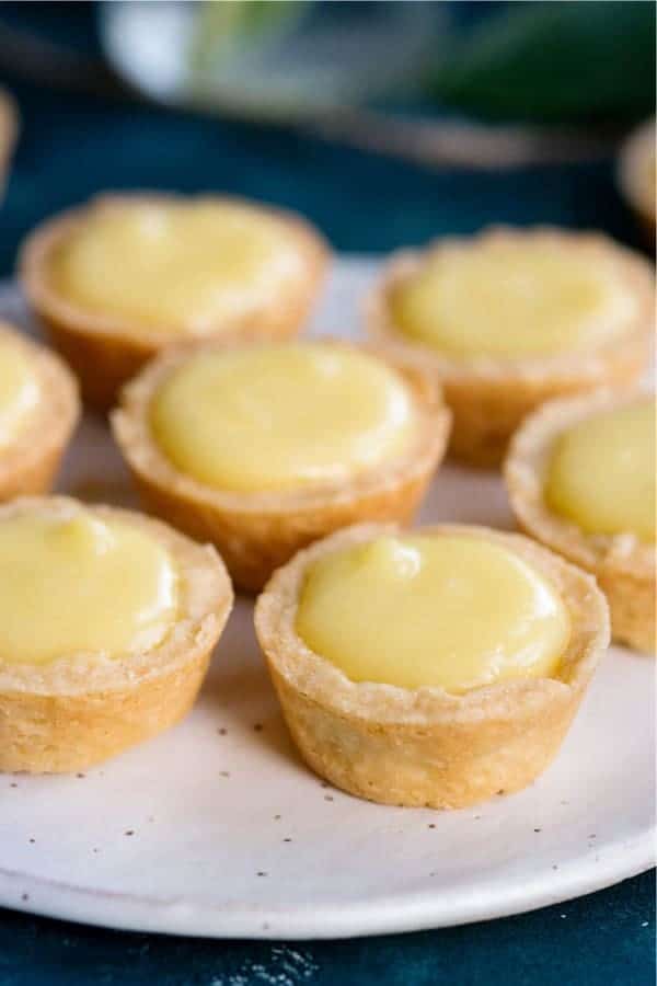 Lemon Tartlets with Lemon Curd