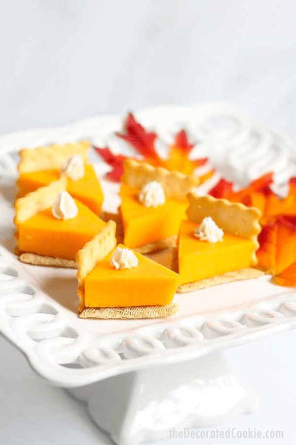 Pumpkin Pie Cheese & Crackers