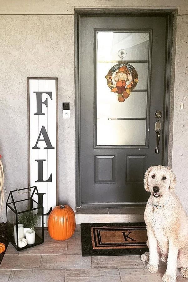 Simple Fall Porch