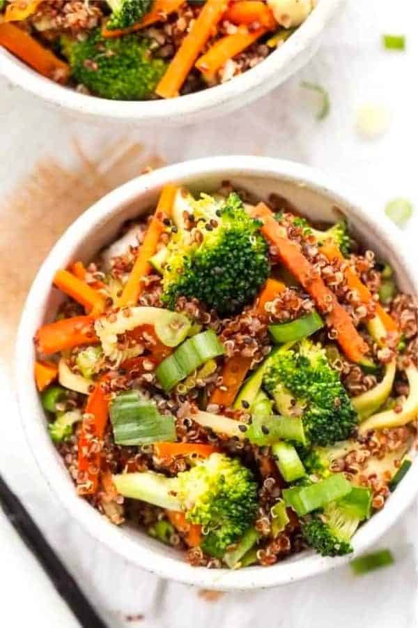 Vegan Ginger Quinoa Bowl