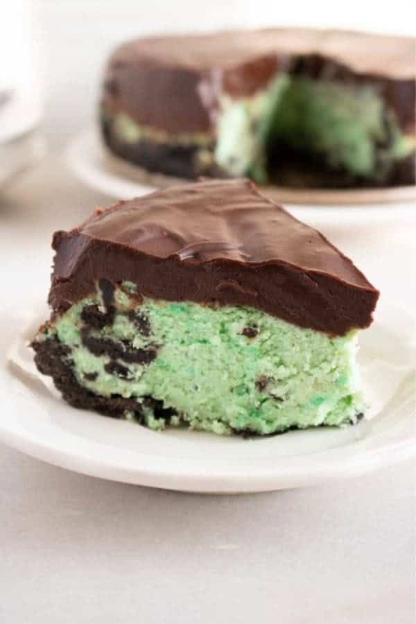 Instant Pot Mint Oreo Cheesecake