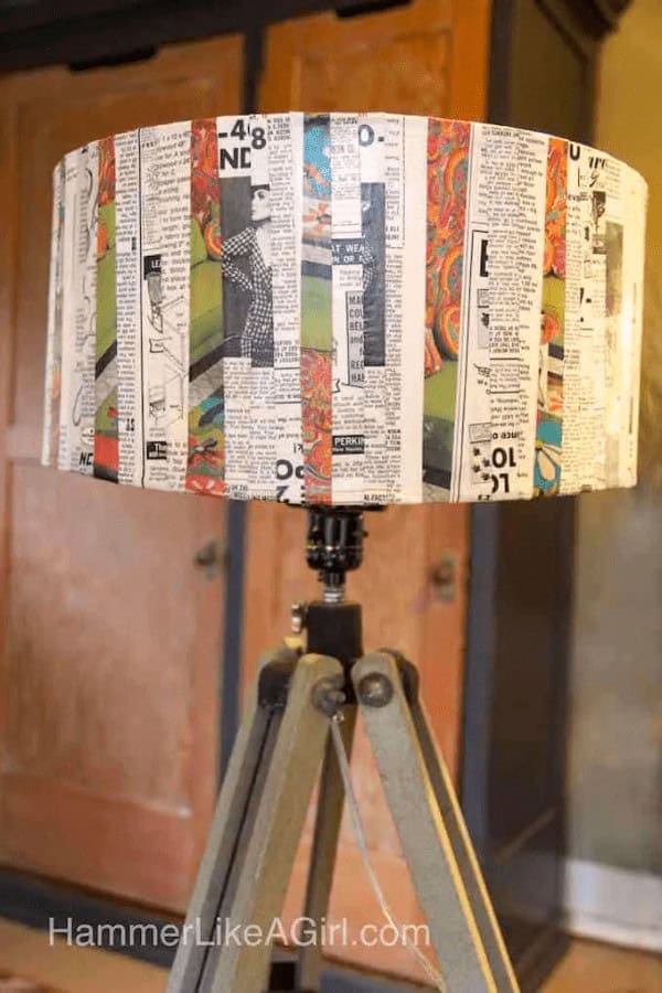 Decoupage Lampshade