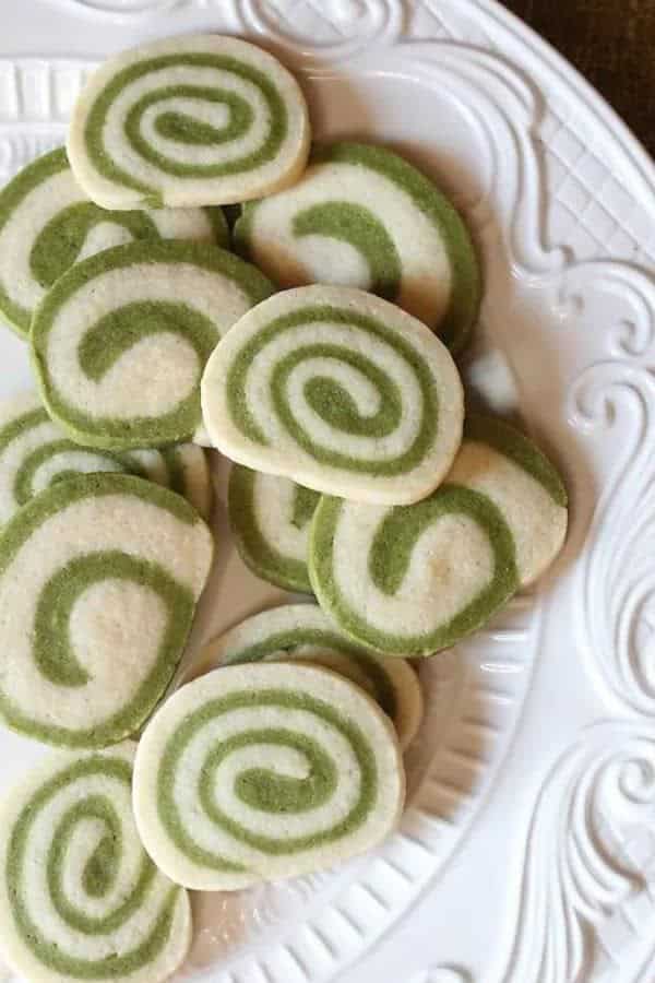 SPIRAL MATCHA GREEN TEA COOKIES