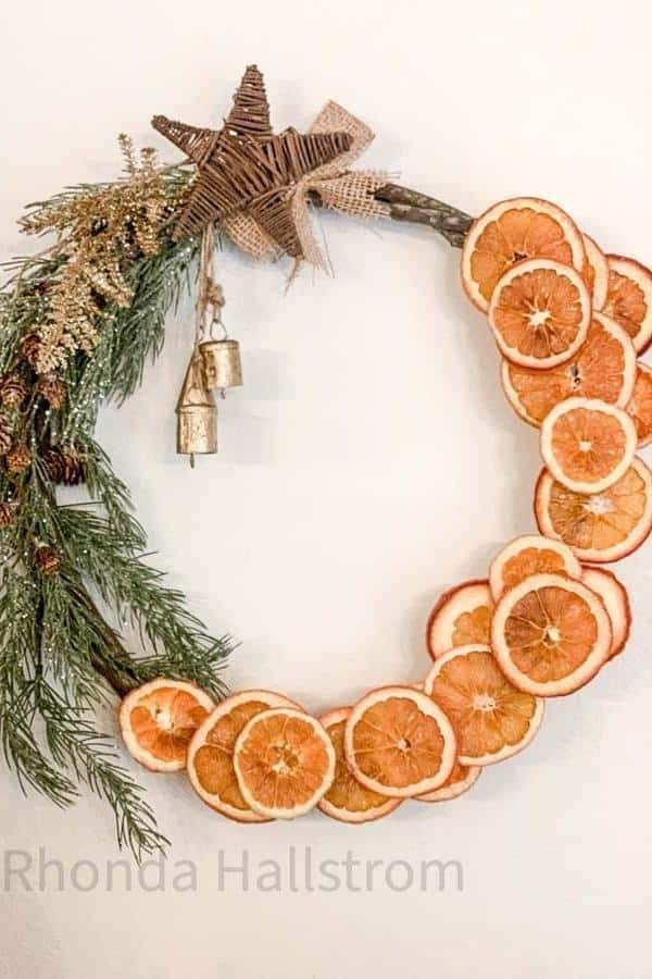 DRIED ORANGE WREATH