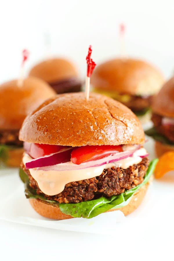 Veggie Burger Sliders