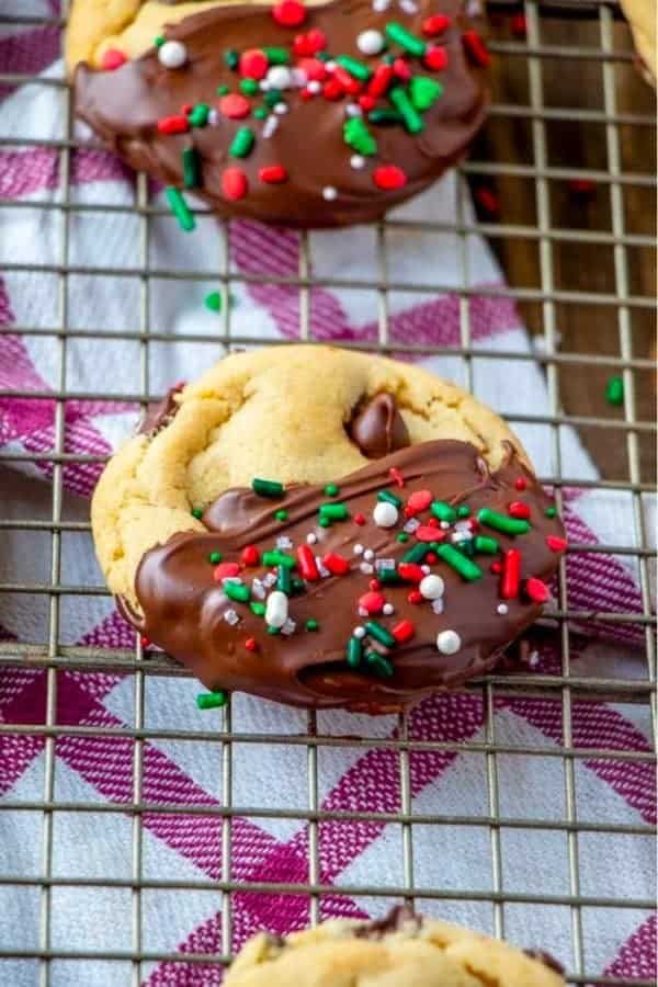 Christmas Chocolate Chip Cookies