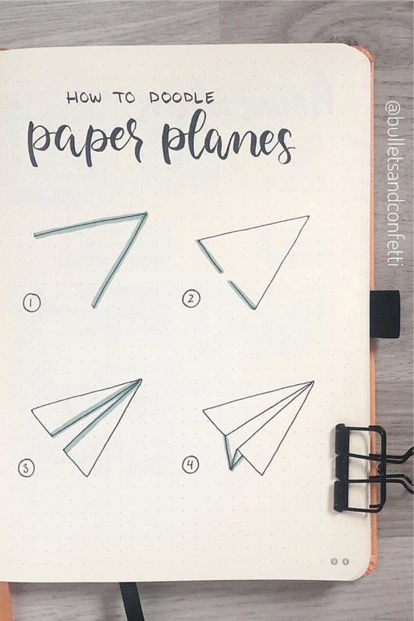 How To Doodle Paper Planes