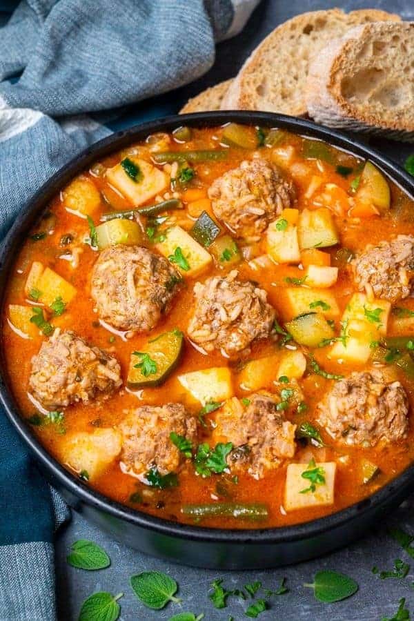 ALBONDIGAS SOUP (MEXICAN MEATBALL SOUP)