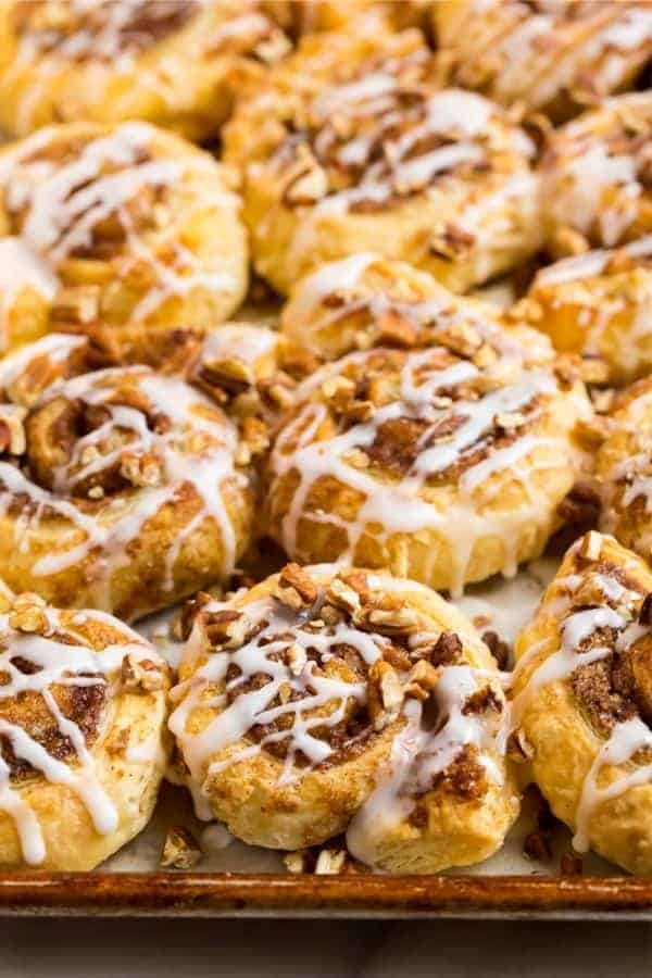 Puff Pastry Cinnamon Rolls