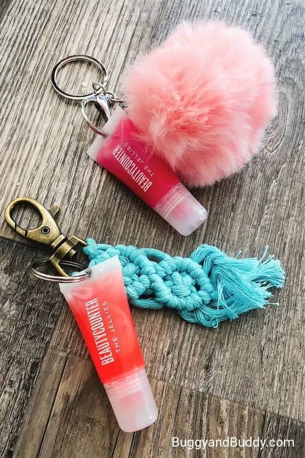 DIY Lip Gloss Keychain