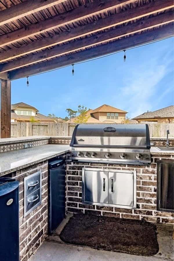 Brick Outdoor Kitchen